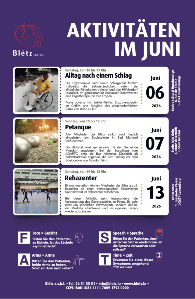 2. Juni 2026: Unsere Aktivitäten im Juni