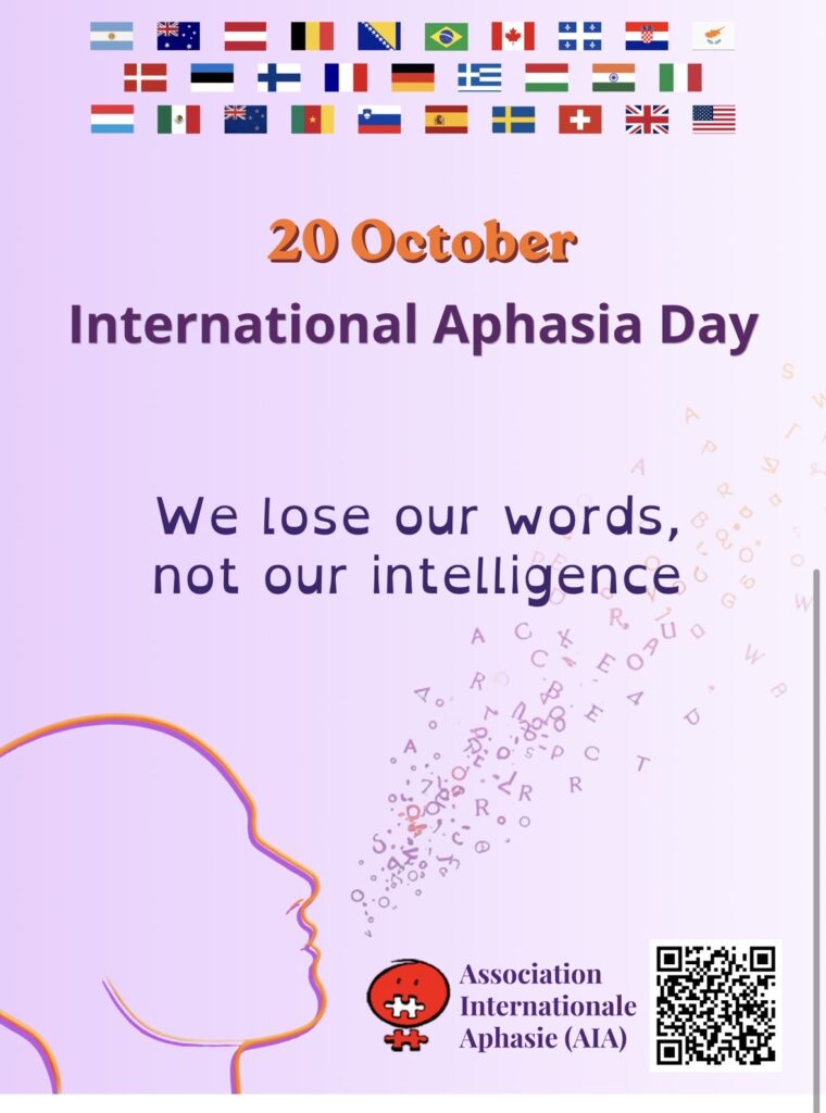20 octobre – Journée internationale de l’aphasie