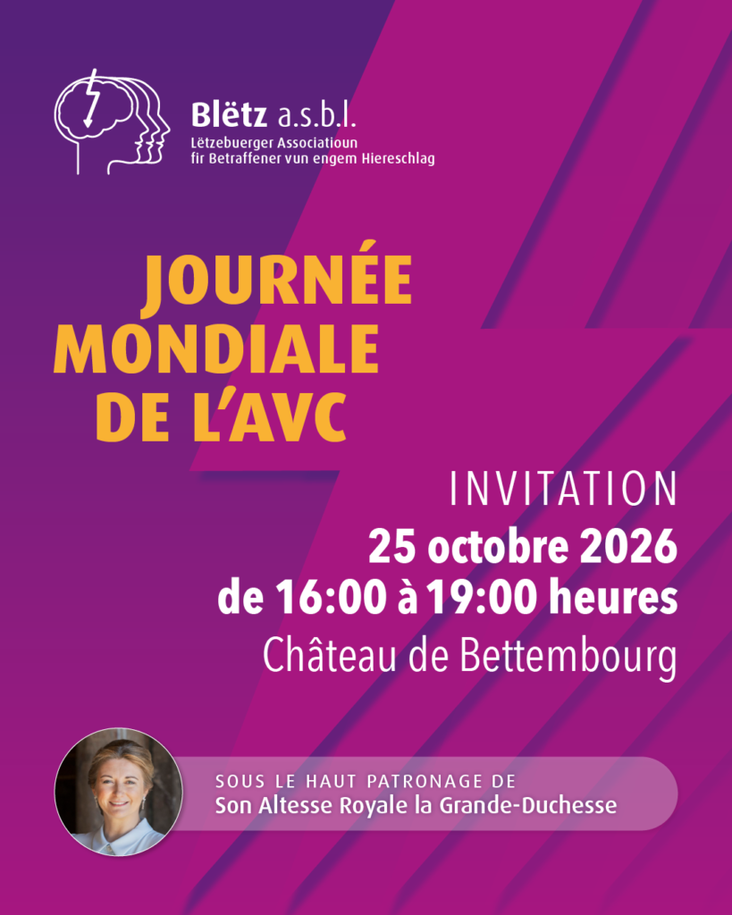 25.10 Bettembourg - Invitation à la conférence dans le cadre de la Journée mondiale de l’AVC
